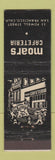 Matchbook Cover - Moras Cafeteria San Francisco CA