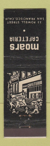 Matchbook Cover - Moras Cafeteria San Francisco CA