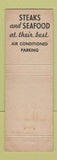 Matchbook Cover - Moock's Tavern St Petersburg FL