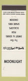 Matchbook Cover - Moonlight Restaurant Antigonish NS