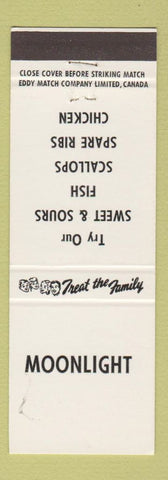 Matchbook Cover - Moonlight Restaurant Antigonish NS