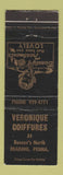 Matchbook Cover - Veronique Coiffures Salon Reading PA WEAR