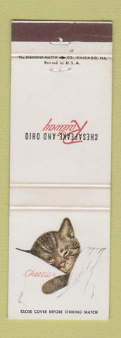 Matchbook Cover - Chesapeake and Ohio Railroad Railway Chessie