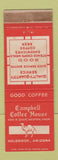Matchbook Cover - Campbell Coffee House Holbrook AZ WEAR