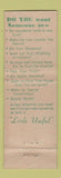 Matchbook Cover - Little Useful Boston MA temporary work