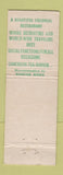 Matchbook Cover - Frame's Restaurant Detroit MI