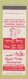 Matchbook Cover - Mount Pindos Restaurant Chicago IL