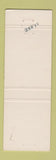 Matchbook Cover - Mountainside Inn Clifton NJ