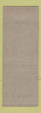 Matchbook Cover - Barber Shop Dominion Hotel Victoria BC