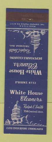 Matchbook Cover - White House Cleaners Cheyenne WY