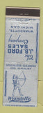 Matchbook Cover - Wyandotte Products MI JB Ford Sales Cleaners