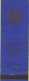 Matchbook Cover - Svithoid Singing Club Chicago IL WEAR