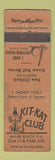 Matchbook Cover - Kit Kat Club Miami Beach FL Screw Ball Revue WORN