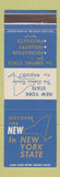 Matchbook Cover - New York State Expo 1967 NY Albany