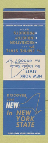 Matchbook Cover - New York State Expo 1967 NY Albany