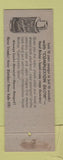 Matchbook Cover - Hazel Bishop Lipstick DD Bean
