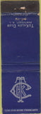 Matchbook Cover - ToKalon Club Pawtucket RI