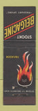 Matchbook Cover - Stookt Belgacine Coal Brussels Belgium