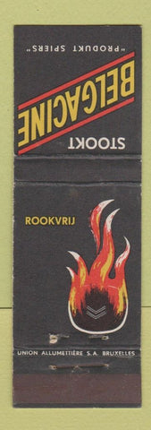 Matchbook Cover - Stookt Belgacine Coal Brussels Belgium