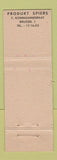 Matchbook Cover - Stookt Belgacine Coal Brussels Belgium