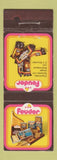 Matchbook Cover - Feudor Logs Fire Grilling Matches Nyon Switzerland