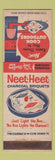 Matchbook Cover - Neet Heet Charcoal Briquets coal grilling Diamond Match