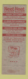 Matchbook Cover - Neet Heet Charcoal Briquets coal grilling Diamond Match