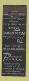 Matchbook Cover - Hosue of Pierre Lincolnwood IL Pierre's Palm Grove Inn