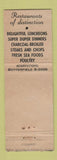 Matchbook Cover - Hosue of Pierre Lincolnwood IL Pierre's Palm Grove Inn