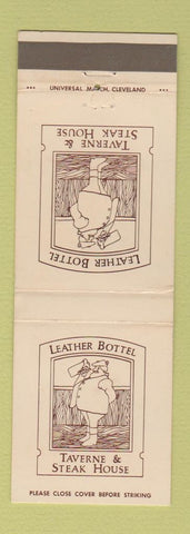 Matchbook Cover - Leather Bottel Taverne Steak House Cleveland OH