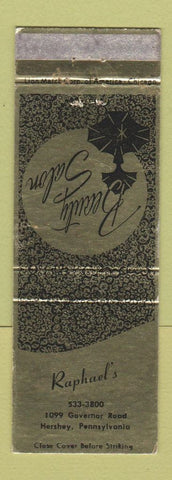 Matchbook Cover - Raphael's Beauty Salon Hershey PA WEAR