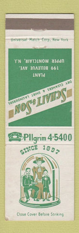 Matchbook Cover - Schait Son Dry Cleaners Laundry Upper Montclair NJ