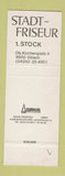 Matchbook Cover - Frisuren Stadt Zum Woooohlfuhlen Villach Austria SAMPLE
