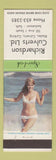 Matchbook Cover - Richardson Culverts blades curbing Saskatoon SK pinup