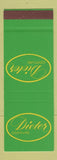 Matchbook Cover - Dieter Coiffure Salon Zurich Switzerland SAMPLE