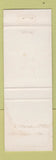 Matchbook Cover - France's Restaurant Bar Washington DC Georgetown WEAR