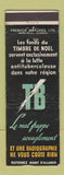 Matchbook Cover - Canada QC Aid Charity WEAR