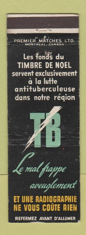 Matchbook Cover - Canada QC Aid Charity WEAR
