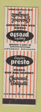 Matchbook Cover - Cupples Presto Charcoal Briquettes St Louis MO