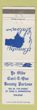 Matchbook Cover - Ye Olde Curl E Que Beauty Salon St Paul MN