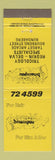 Matchbook Cover - Shampoo for Hair Australia Redkin Delva Bundaberg