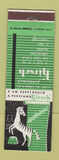 Matchbook Cover - Kirsch Decorators Brazil Sao Paulo