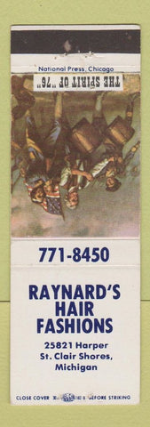 Matchbook Cover - Raynard's Hair Fashions Salon St Clair Shores MI