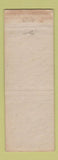 Matchbook Cover - Frank Saylor Paving Contractor Bethlehem PA WORN