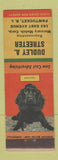 Matchbook Cover - Dudley Streeter Mercury Match Corp Pawtucket RI Spaniel