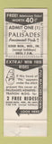 Matchbook Cover - WNEW Radio New York City Palisades Park WEAR