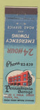 Matchbook Cover - Pennsylvania Garage York PA Auto Repair WEAR