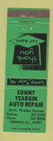 Matchbook Cover - Sonny Yeargin Auto Repair Urbana IL GREEN