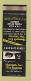 Matchbook Cover - Mammoth Cave Wax Museum Cave City KY WORN
