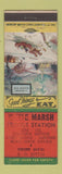 Matchbook Cover - White Marsh Service oil gas NO Sutton BBQ WORN